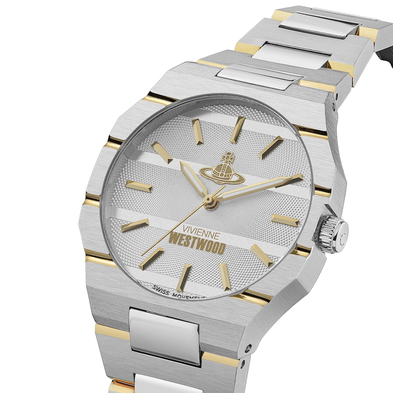 Main Image 4 of Vivienne Westwood Gold Tone Detail & Stainless Steel Bracelet Watch