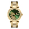 Thumbnail Image 0 of Olivia Burton Signature Florals T-Bar Green Dial & Gold-Tone Stainless Steel Watch
