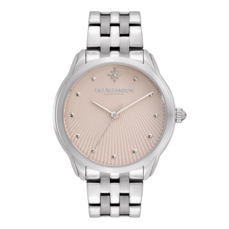 Olivia Burton Starlight Blush Pink Dial & Stainless Steel Bracelet Watch