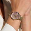 Thumbnail Image 4 of Olivia Burton Celestial Nova Taupe Star Dial & Gold-Tone Bracelet Watch