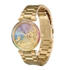 Thumbnail Image 1 of Olivia Burton Kaleido Bloom Rainbow Dial & Gold-Tone Stainless Steel Watch