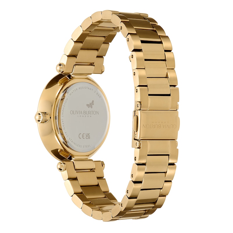 Olivia Burton Kaleido Bloom Rainbow Dial & Gold-Tone Stainless Steel Watch