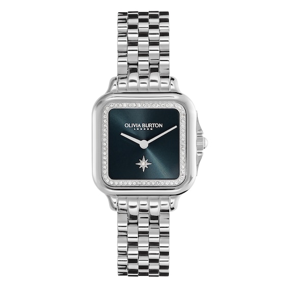 Olivia Burton 24000083 Soft Square Blue Dial / Stainless Watch - Image 6