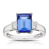 Thumbnail Image 0 of Le Vian Chocolatier 14ct White Gold  0.23ct Diamond & Tanzanite Ring