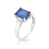 Thumbnail Image 1 of Le Vian Chocolatier 14ct White Gold  0.23ct Diamond & Tanzanite Ring