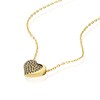 Thumbnail Image 1 of Godiva x Le Vian 14ct Yellow Gold & 0.37ct Diamond Heart Pendant Necklace