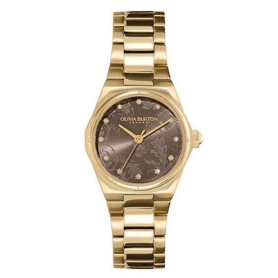Women's Olivia Burton Sports Luxe Mini Hexa ' Gold Tone Watch
