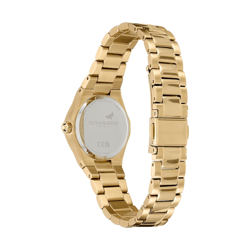 Olivia Burton Sports Luxe Mini Hexa Ladies' Gold-Tone Watch