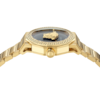 Thumbnail Image 2 of Versace Medusa Deco Black Dial & Gold-Tone Bracelet Watch