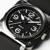 Thumbnail Image 3 of Bell & Ross BR 03 Steel & Black Rubber Strap Watch
