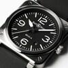 Thumbnail Image 3 of Bell & Ross BR 03 Steel & Black Rubber Strap Watch