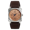 Thumbnail Image 0 of Bell & Ross BR 03 Copper Dial & Brown Leather Strap Watch