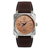 Thumbnail Image 1 of Bell & Ross BR 03 Copper Dial & Brown Leather Strap Watch