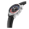 Thumbnail Image 1 of Alpina Startimer Pilot Quartz Worldtimer Black Leather Strap Watch