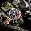 Thumbnail Image 4 of Alpina Startimer Pilot Quartz Worldtimer Black Leather Strap Watch