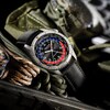 Thumbnail Image 4 of Alpina Startimer Pilot Quartz Worldtimer Black Leather Strap Watch