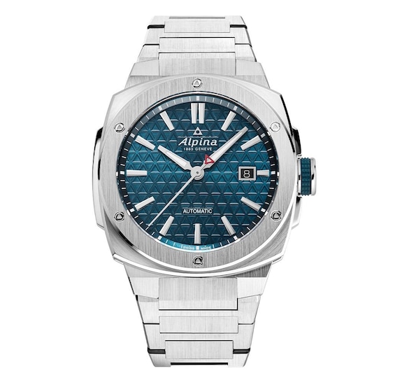Men's Alpina Alpiner Extreme Automatic Blue Dial & Stainless Steel Watch