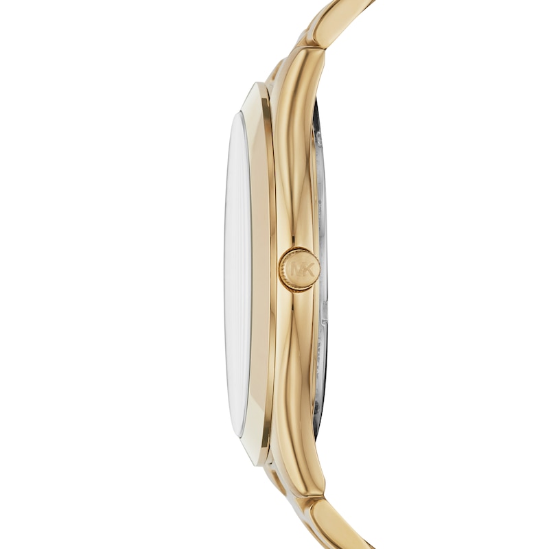 Michael Kors Slim Runway Men's Yellow Gold-Tone Watch