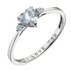 Thumbnail Image 0 of 9ct White Gold I Love You Ring
