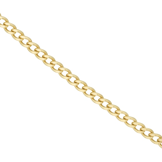 9ct Yellow Gold 18 Inch Curb Chain | Ernest Jones