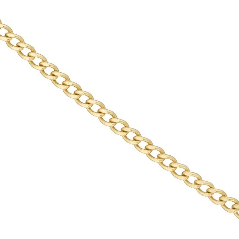 9ct Yellow Gold 18 Inch Curb Chain