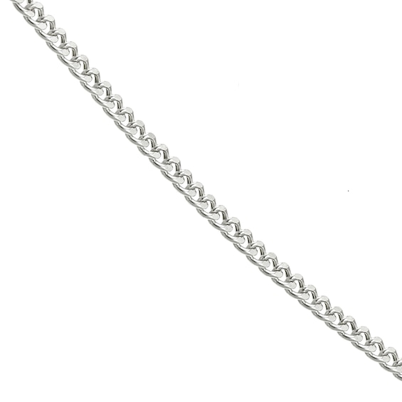 9ct White Gold 20" Curb Chain