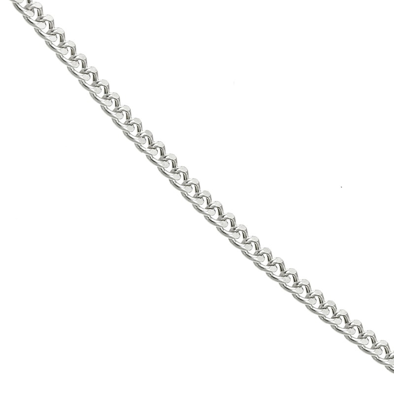 9ct White Gold 20 Inch Curb Chain