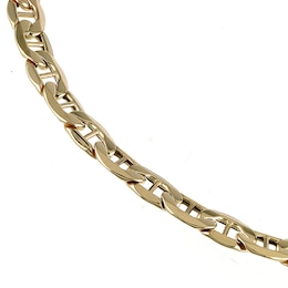 9ct Yellow Gold 7.25 Inch Marina Chain Bracelet