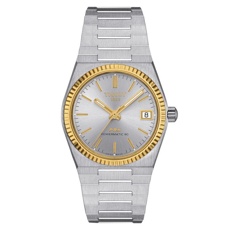 Tissot PRX Powermatic 80 18ct Yellow Gold Bezel & Stainless Steel Watch