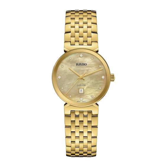 Rado Florence Ladies’ Diamond & Gold Tone Stainless Steel Watch