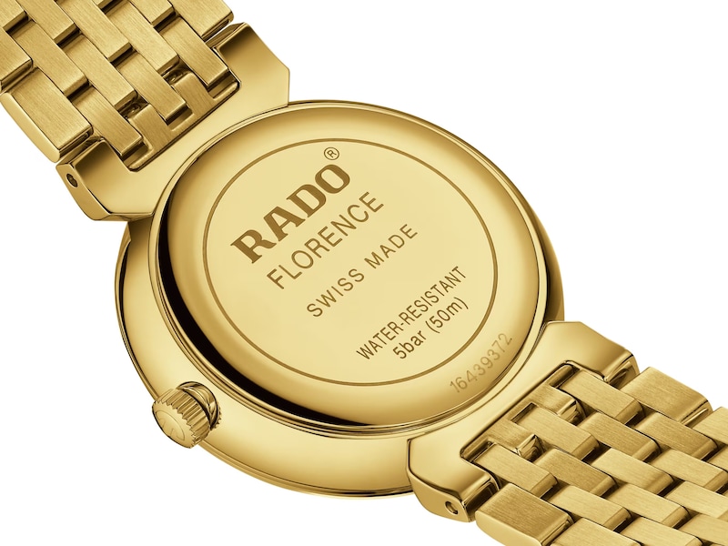 Rado Florence Ladies' Diamond & Gold-Tone Stainless Steel Watch