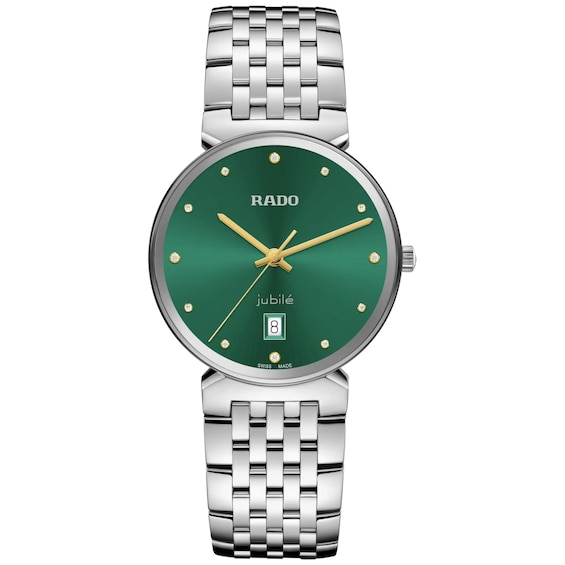 Rado Florence Men’s Green Dial Stainless Steel Bracelet Watch