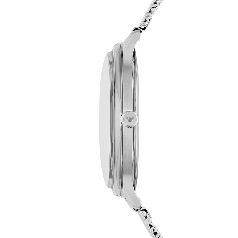 Main Image 3 of Emporio Armani Green Dial & Mesh Stainless Steel Bracelet Watch