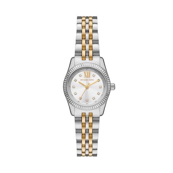 Women's Michael Kors Lexington 26Mm Two Tone Bracelet Watch