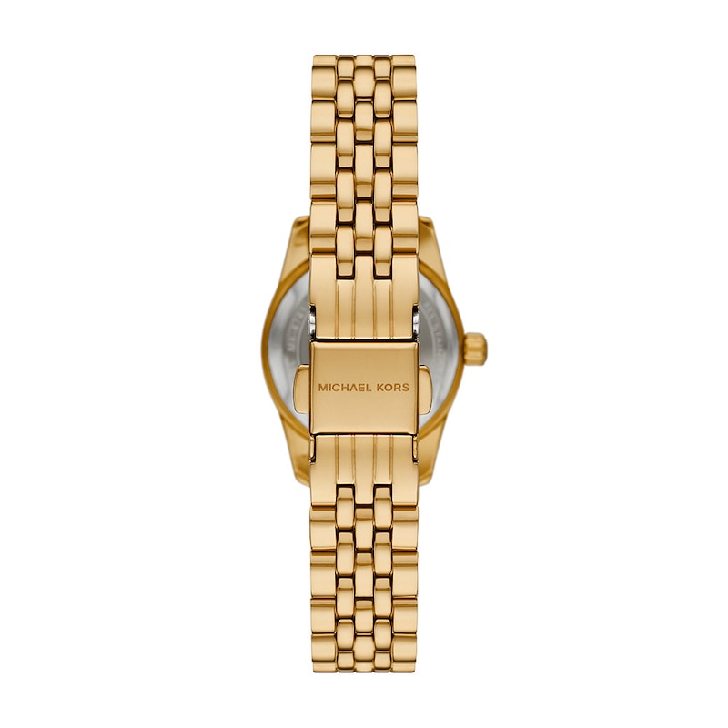 Michael Kors Lexington Ladies' Gold-Tone Stainless Steel Bracelet Watch