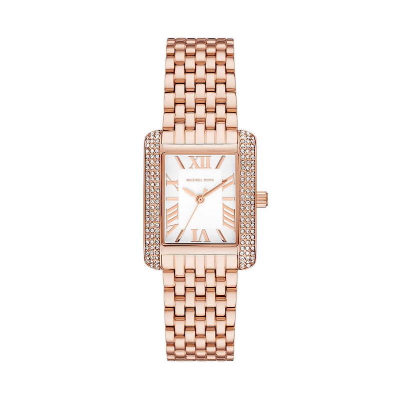 Michael Kors Rose Gold-Tone Stainless Steel Bracelet Watch