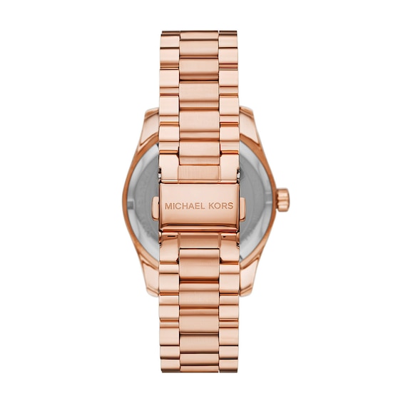 Michael Kors Lexington Women's Crystal Rose Gold Tone Watch