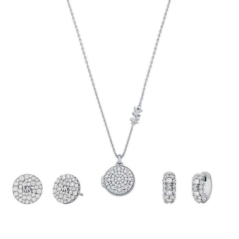 Main Image 1 of Michael Kors Boxed Gifting Sterling Silver Locket Giftset