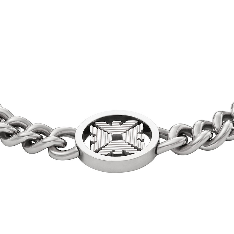 Emporio Armani Men's Stainless Steel Chain Bracelet