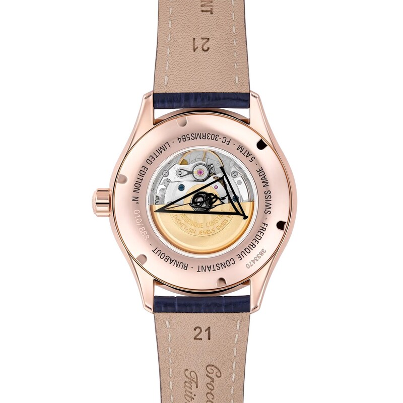 Main Image 3 of Frederique Constant Classics Black Leather Strap Limited Edition Watch