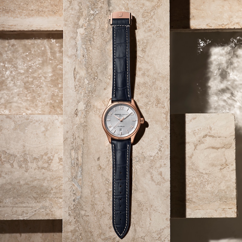 Main Image 6 of Frederique Constant Classics Black Leather Strap Limited Edition Watch