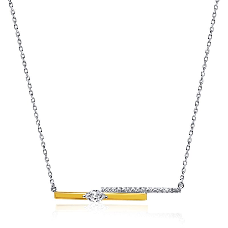 Main Image 1 of CARAT* LONDON Jaena Yellow Gold Vermeil Necklace