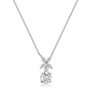 Thumbnail Image 0 of CARAT* LONDON Jasmine Sterling Silver & Round CZ Pendant Necklace