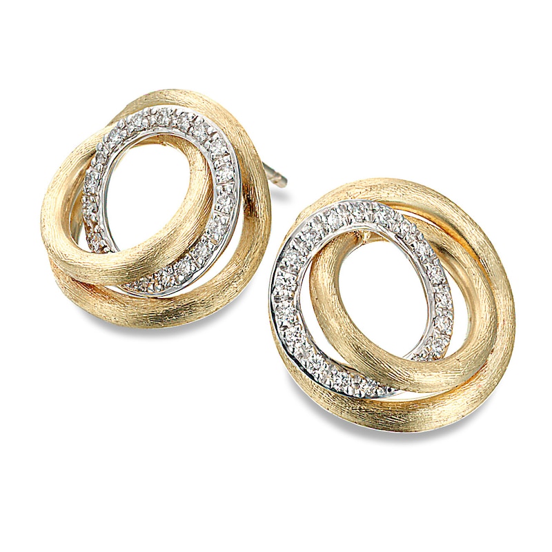 Marco Bicego 18ct Yellow Gold 0.25ct Diamond Earrings