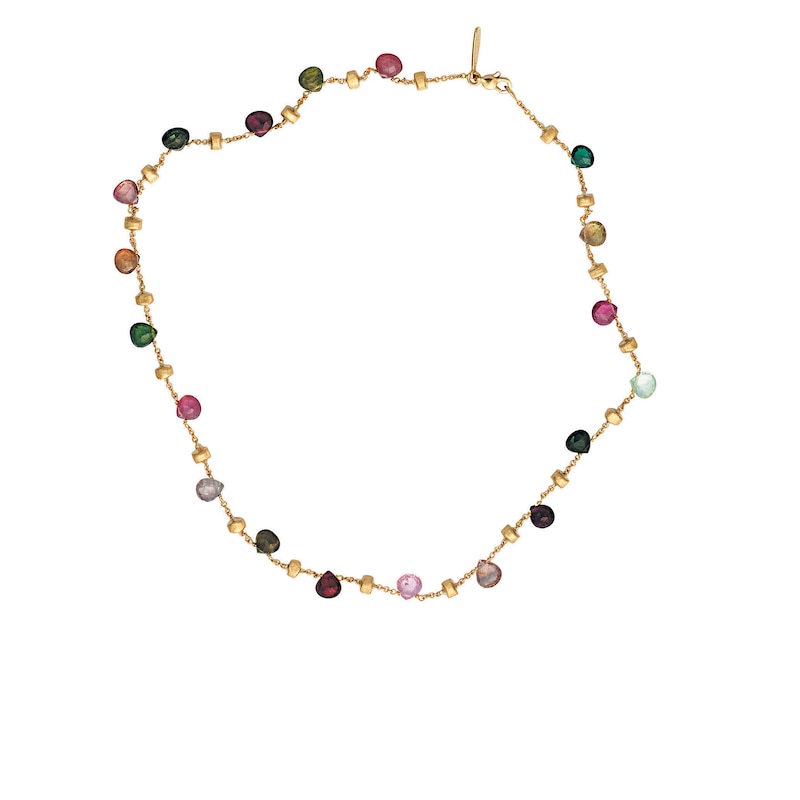 Marco Bicego 18ct Yellow Gold Multi Stone Necklace | Ernest Jones