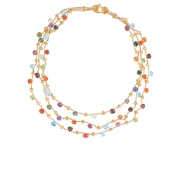 Marco Bicego 18ct Yellow Gold Multi Stone Necklace