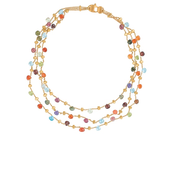 Marco Bicego 18ct Yellow Gold Multi Stone Necklace