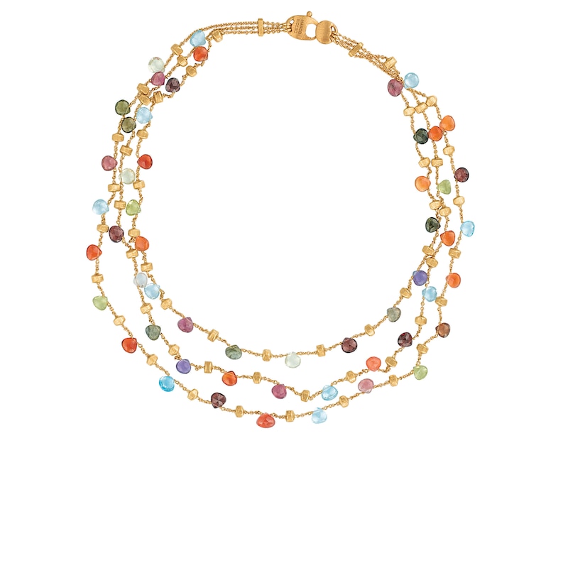 Marco Bicego 18ct Yellow Gold Multi Stone Necklace