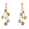 Thumbnail Image 0 of Marco Bicego 18ct Yellow Gold Multi Stone Triple Layer Drop Earrings