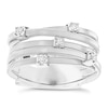 Thumbnail Image 0 of Marco Bicego 18ct White Gold Five Row 0.15ct Diamond Ring